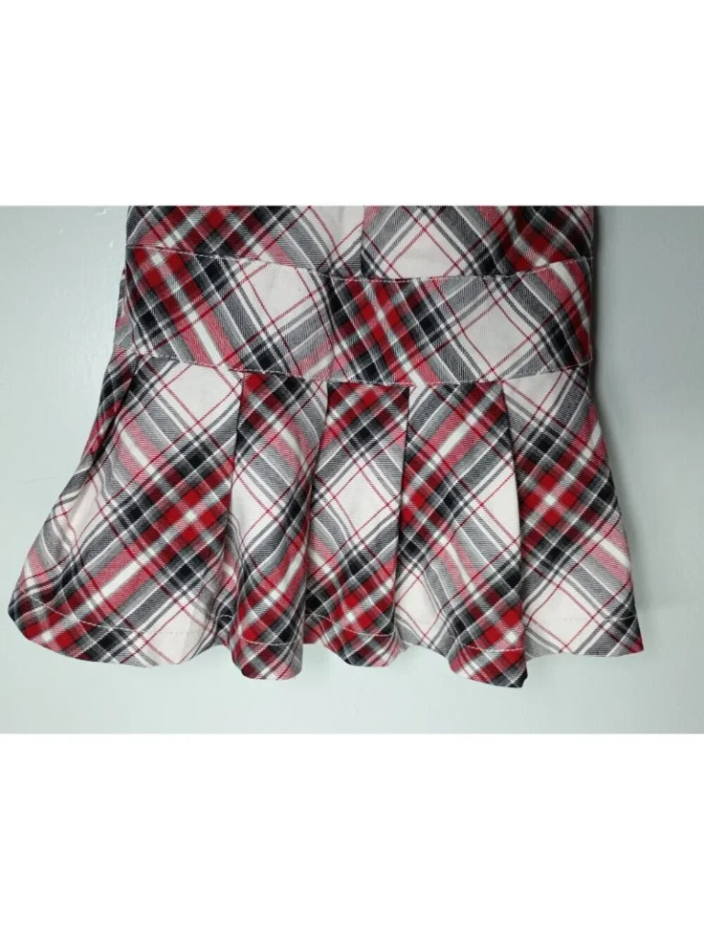 Children's Place Girls Plaid Drop Waist Jumper Dress 5 Whimsigoth Academia